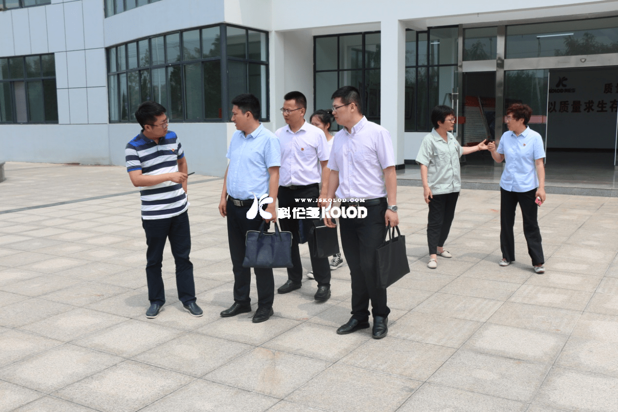 連云港市委組織部領導蒞臨科倫多公司檢查指導黨建工作