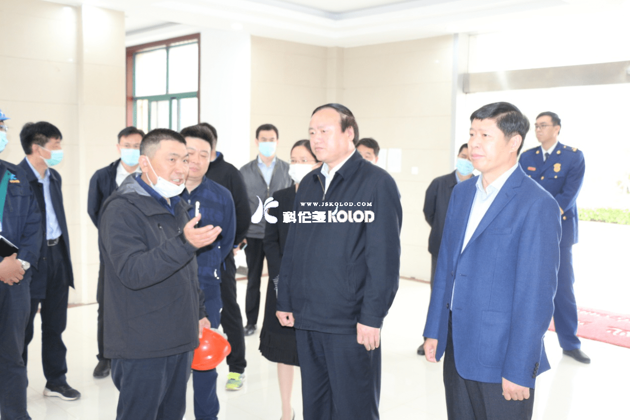 連云港市副市長徐家保蒞臨江蘇科倫多檢查指導工作